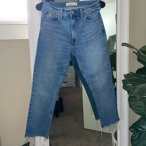 Abercrombie & fitch high rise jeans